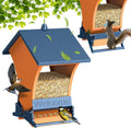 Squirrel Proof Bird Feeders for Outdoors, 5LB Metal Hanging Feeders, Large Wild Feeders for Cardinals, Chickadees