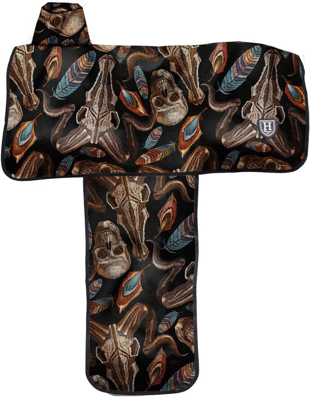 Western Saddle Cover, Cover for Saddle Fenders, w/Print