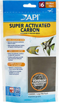 SUPER ACTIVATED CARBON Aquarium Canister Filter Filtration Pouch 1-Count, White (729A)