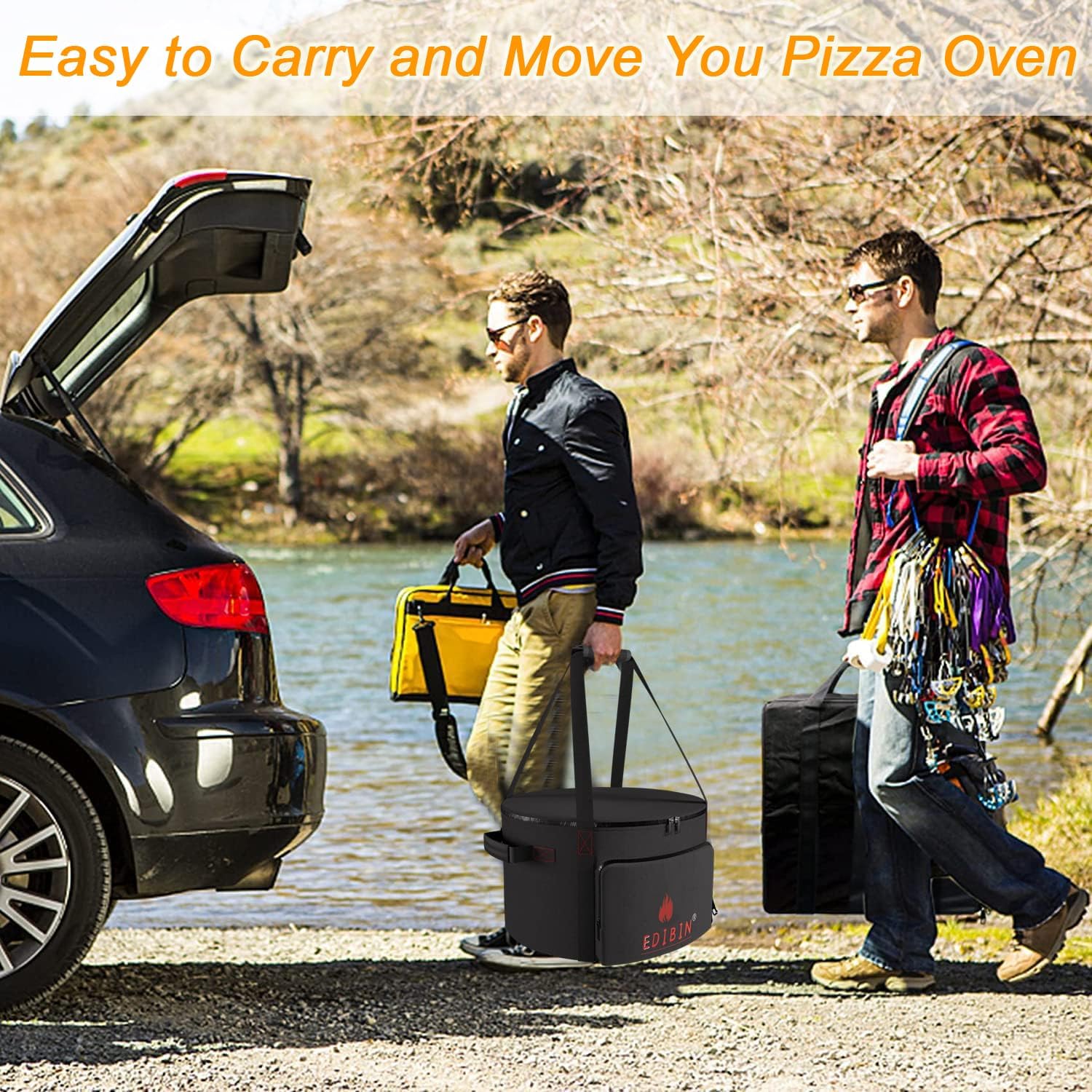 Pizza Oven Carry Bag Compatible with Solo Stove Pi Prime Gas Pizza Oven,Carry Bag for Pi Pizza Oven, Water Resistant