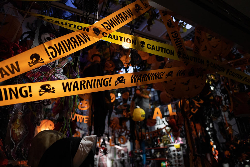 3 Pack Halloween Caution Tape 3 Inch x 90 Ft