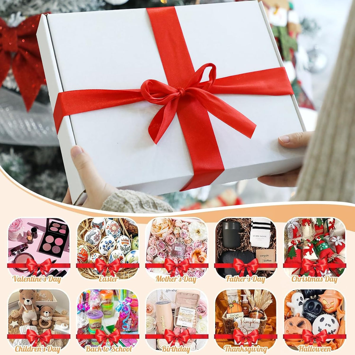 9x6x4 inches Shipping Boxes Set of 25, White Corrugated Cardboard Boxes Literature Mailer Boxes Gift Boxes Small