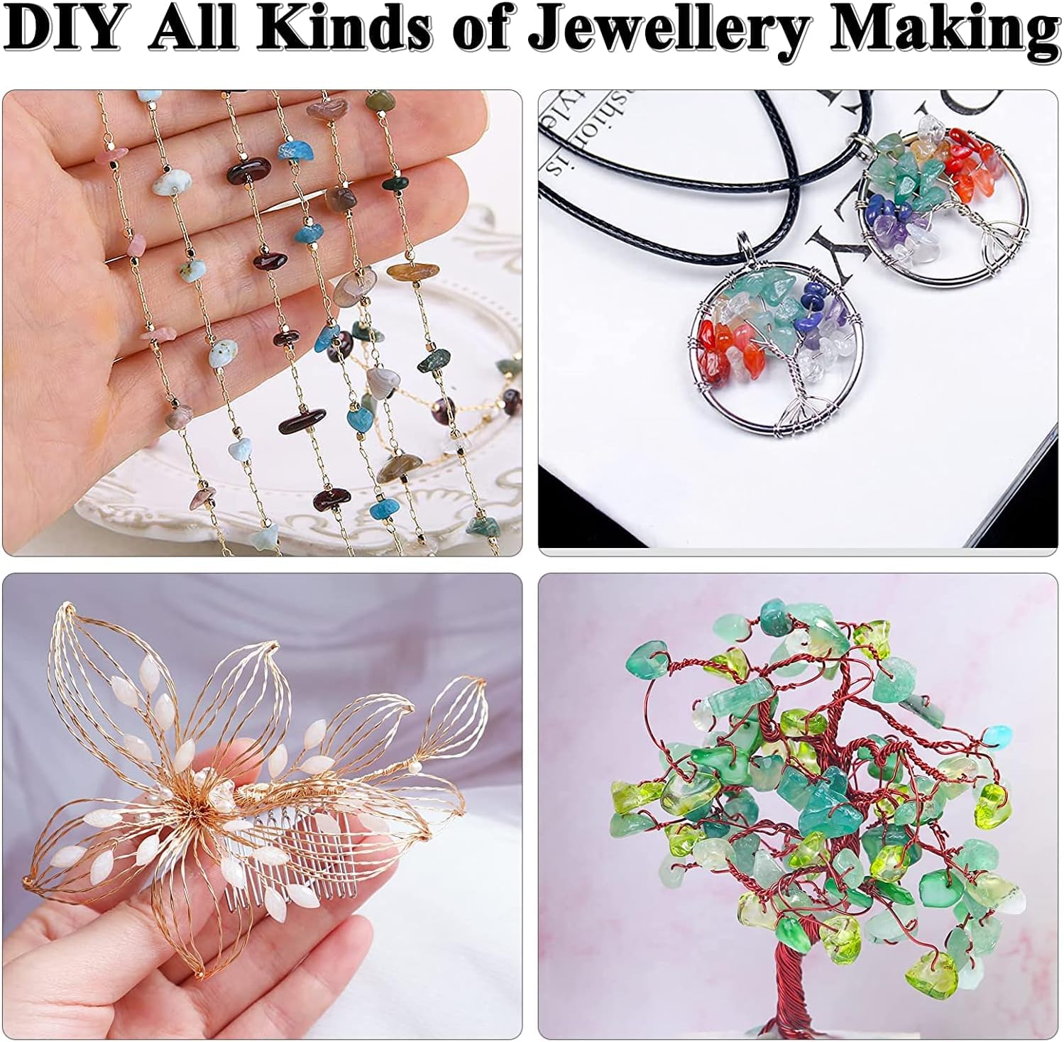 5 Packs Jewelry Pliers Set, Making Tools With Needle/Round/Chain/Bent/Zipper Pliers, Supplies Repair/Cut Kits for