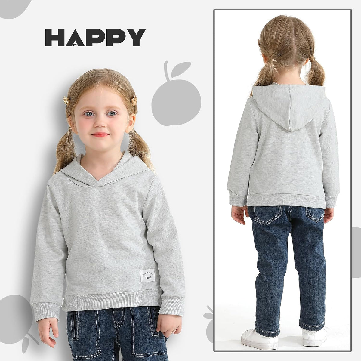Toddler Baby Boy Girl Sweatshirt Hoodie Fall Top Shirt Outfits