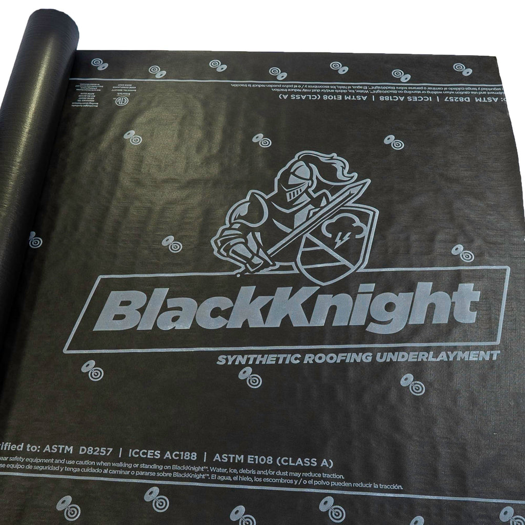 BlackKnight 4x250 Synthetic Roofing Underlayment, Professional Grade