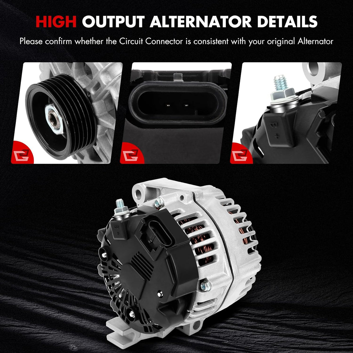 New Alternator Compatible for Chevrolet for Malibu 3.5L 2004-2009