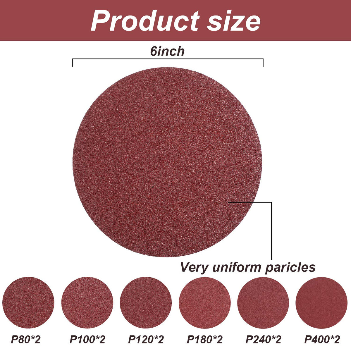 Blulu 22 Pieces 4 x 36 In Sanding Belts and 6 In Self-Adhesive Discs Set
