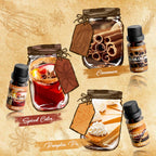 Spice Fragrance Oils Set, Premium Essential Oils Set for Diffuser, Candle, Soap Making, Warm Fall Scented Oil