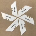 Zirconia Ceramic Utility Knife Blades 6 Pcs,Sharp&Rustproof