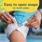 Reusable Swim Diaper with Snaps - Medmain Zoe, Size M (16-28 lbs)