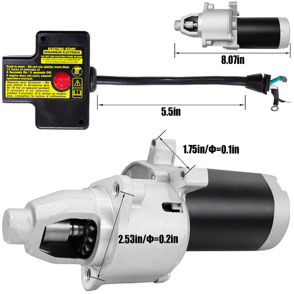 fullas JQ170-2 Starter for LCT 291 306cc Ariens AX291 AX306 Snowblower