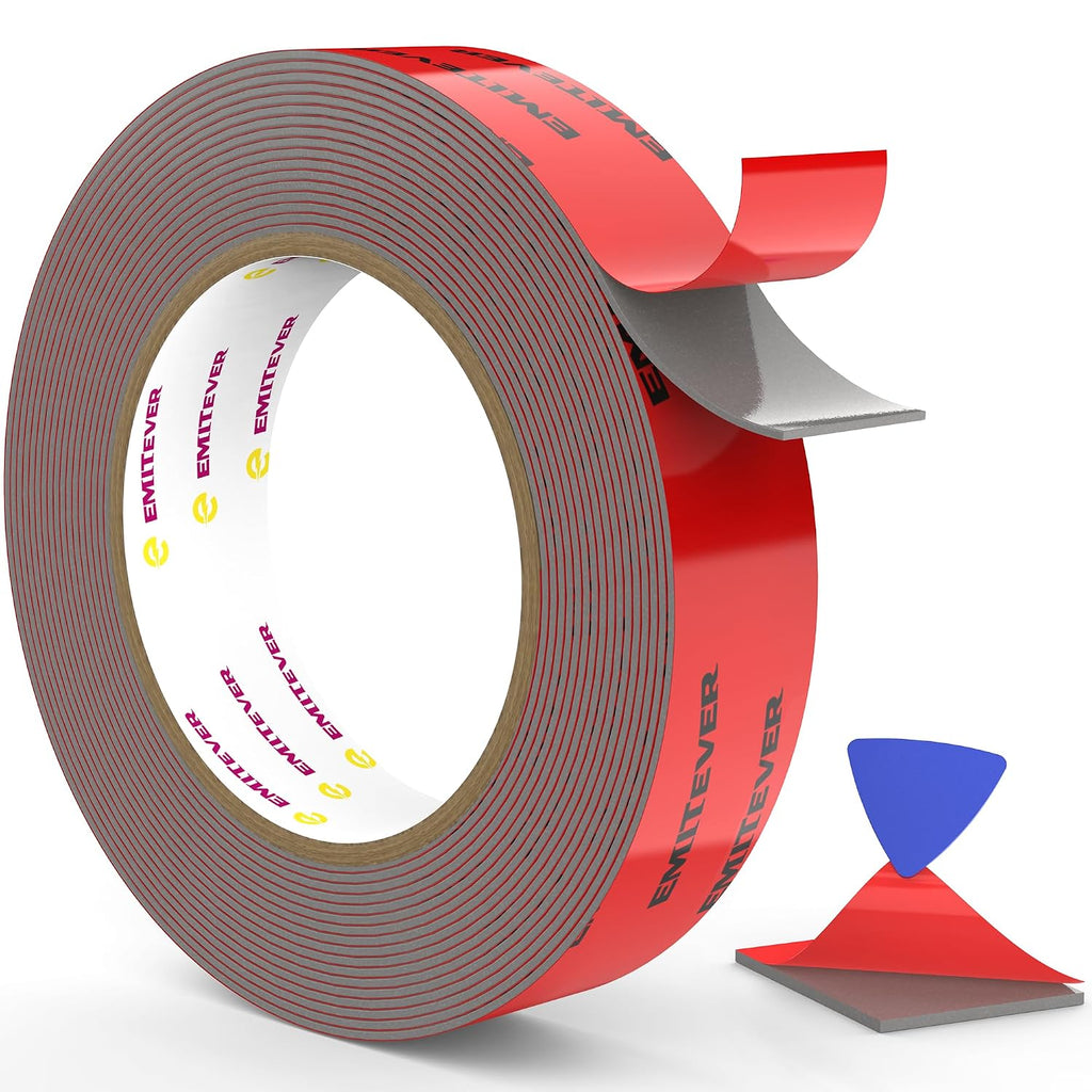 Double Sided Tape Heavy Duty Mounting Tape, Strong Adhesive,16.4ft x1in