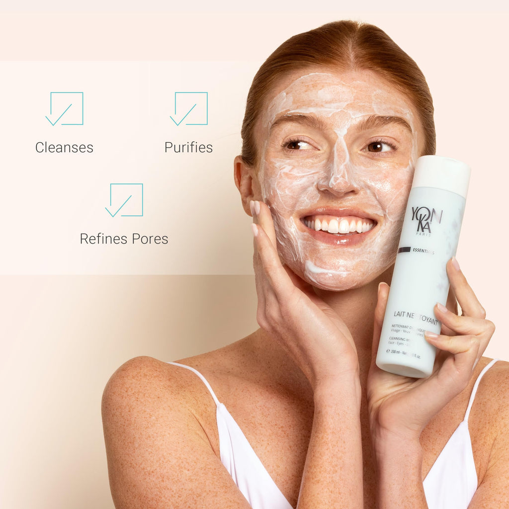 Paris Lait Nettoyant Milk Cleanser & Makeup Remover, All Skin Types