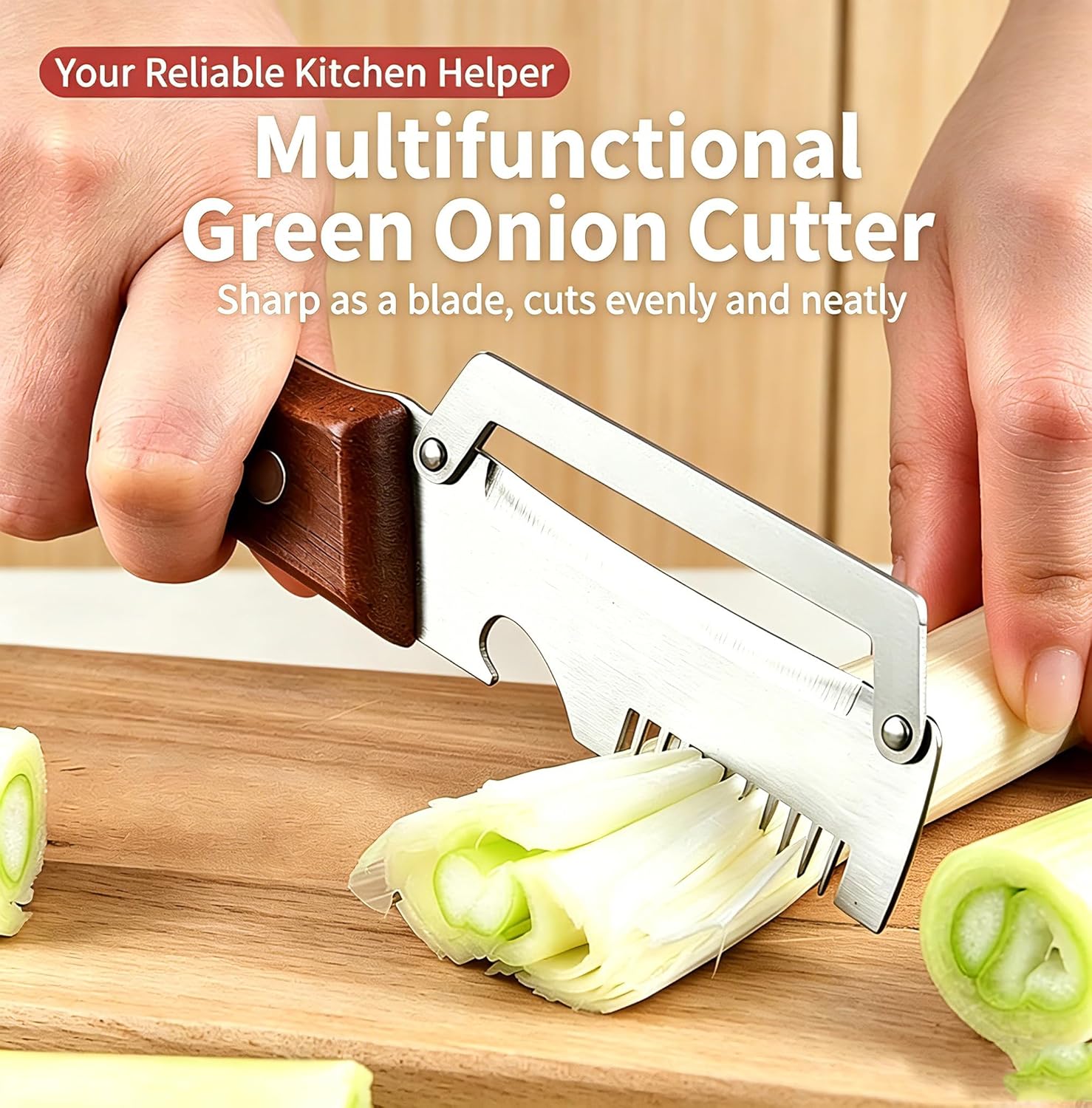 Multi-Functional Vegetable Peeler, 3 in 1 Multi Functional Wooden Handle Peeler and Bottle Opener,Kitchen Gadgets