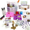 Soap Making Kit – 53 PCS DIY Melt & Pour Supplies with 2 lbs Soap Bases (1 lb Goat’s Milk + 1 lb Glycerin), Molds