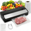 Vacuum Sealer | Automatic Vacuum Air Sealing System For Food Preservation w/ Starter Kit | Compact Design | Lab