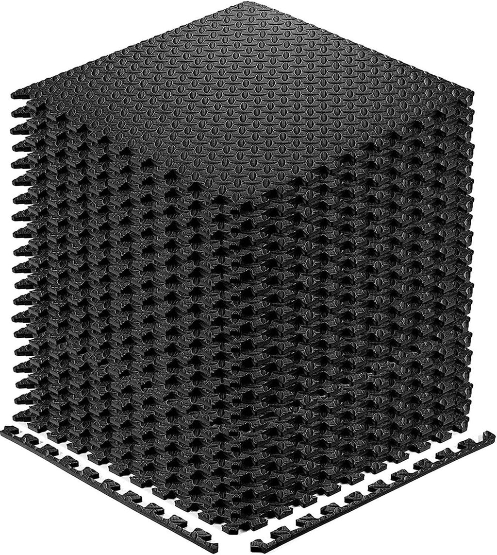 Exercise Mats Puzzle Foam Mats Gym Flooring Mat Cover 20 SQ.FT Interlocking Foam Mats with EVA Foam Floor Tiles for