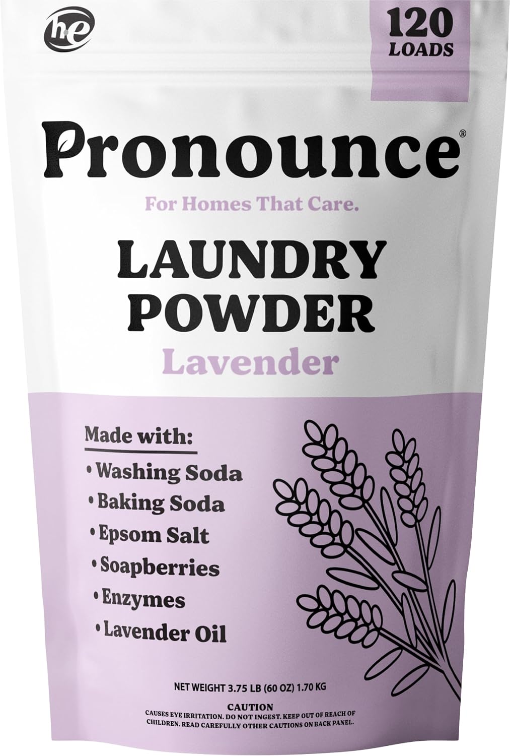 Laundry Detergent Powder Alternative | Cleaner Ingredients. No Harsh Preservatives. Stain + Smell Fighting. With