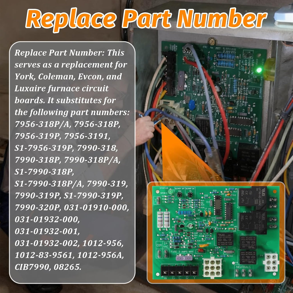 S1-7990-319P Furnace Control Circuit Board