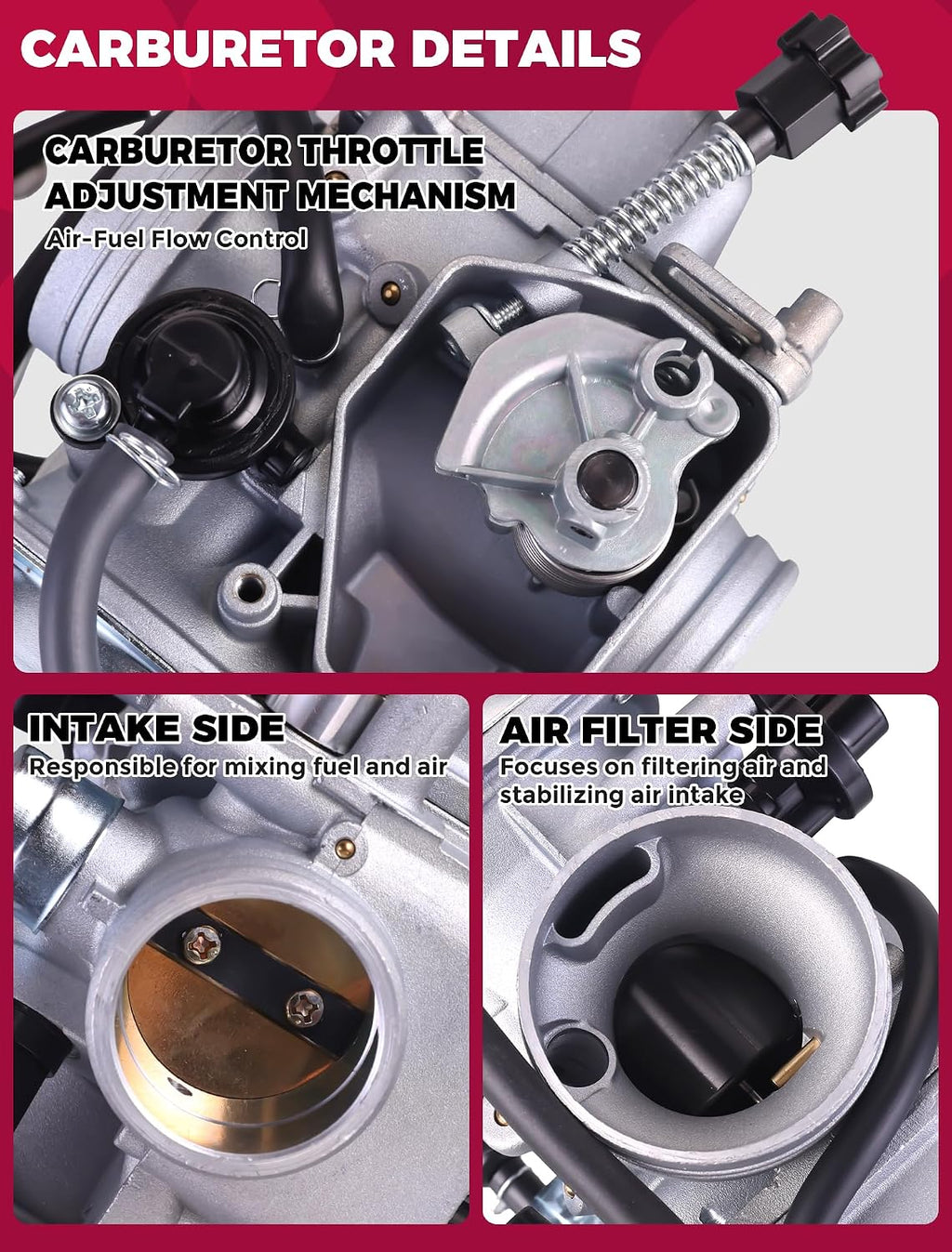 Carburetor For Honda Rancher 350 TRX350 2000-2006