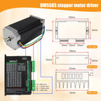4 Axis Nema23 Stepper Motor Driver USB Mach3 CNC Router Controller Kit 36V