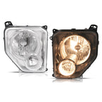 Headlight Assembly w/Fog Light Compatible with 08-12 Jeep Liberty