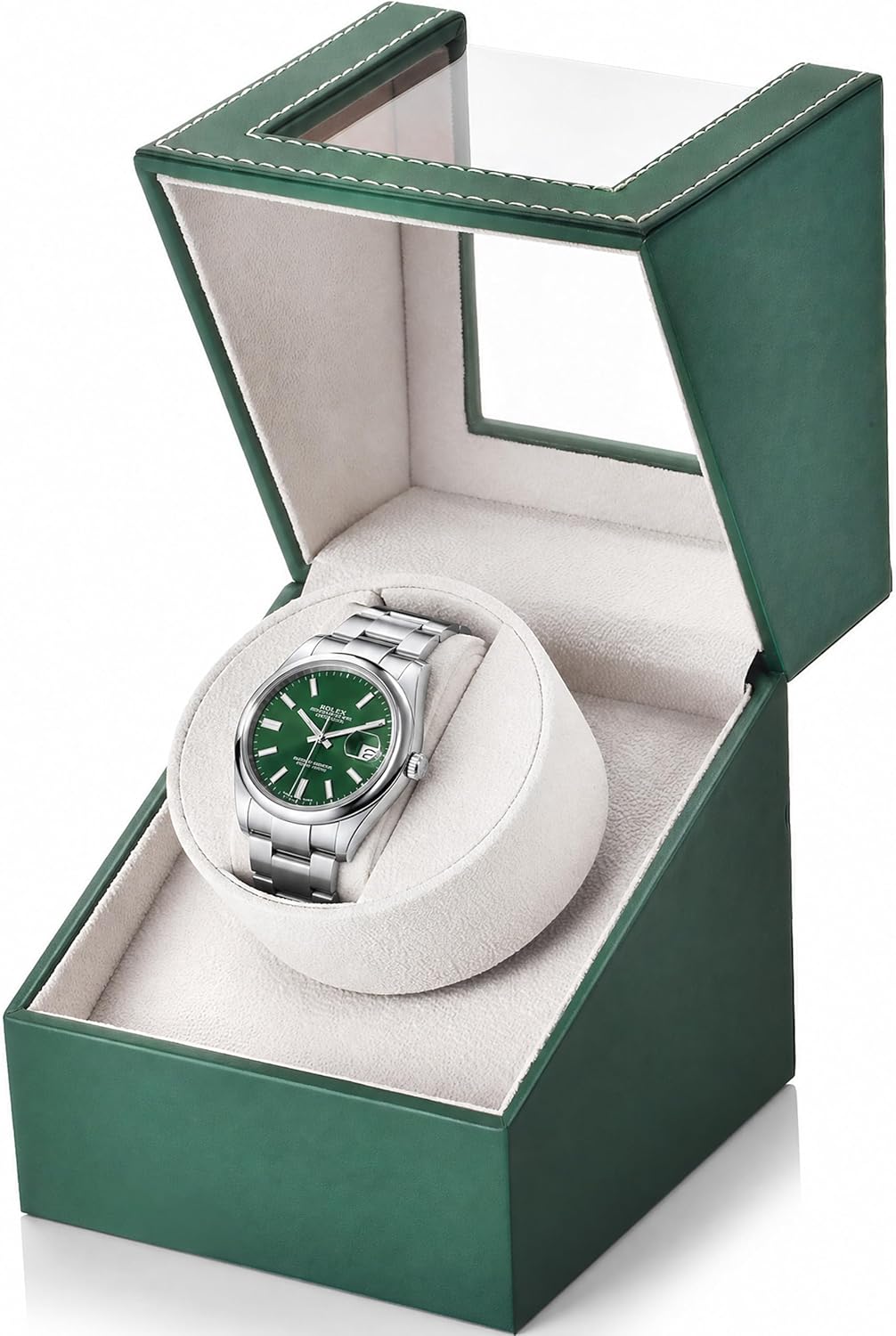 Watch Winder for Automatic Watches: Automatic Single Watch Winder Box | Japanese Quiet Motor, Anti-Magnetic Design