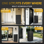 Package Delivery Box for Outside,Parcel Drop Box with Password Lock