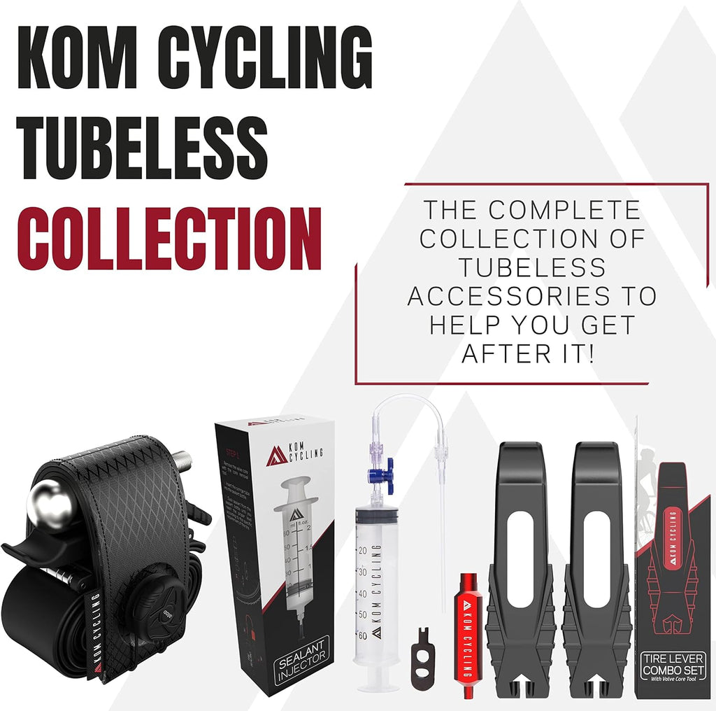 Tubeless Tire Repair Kit for Bikes 8 Colors! Fixes Mountain Bike and Road Bicycle Tire Punctures