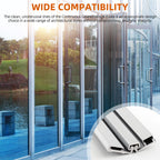 1 Pcs 83" Aluminum Continuous Hinge for Door, Silver