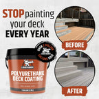 Polyurethane Deck Coating - Textured, Stone Grey, 4 Gallon