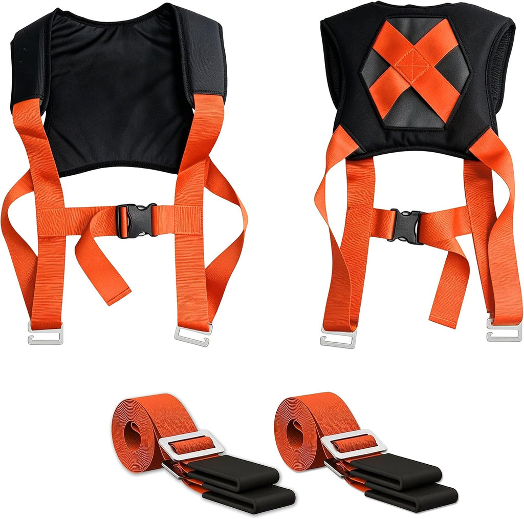 Moving Straps, 2-Person Shoulder Lifting and Moving System, Heavy Objects Up to 800lbs Safely for Moving Appliances