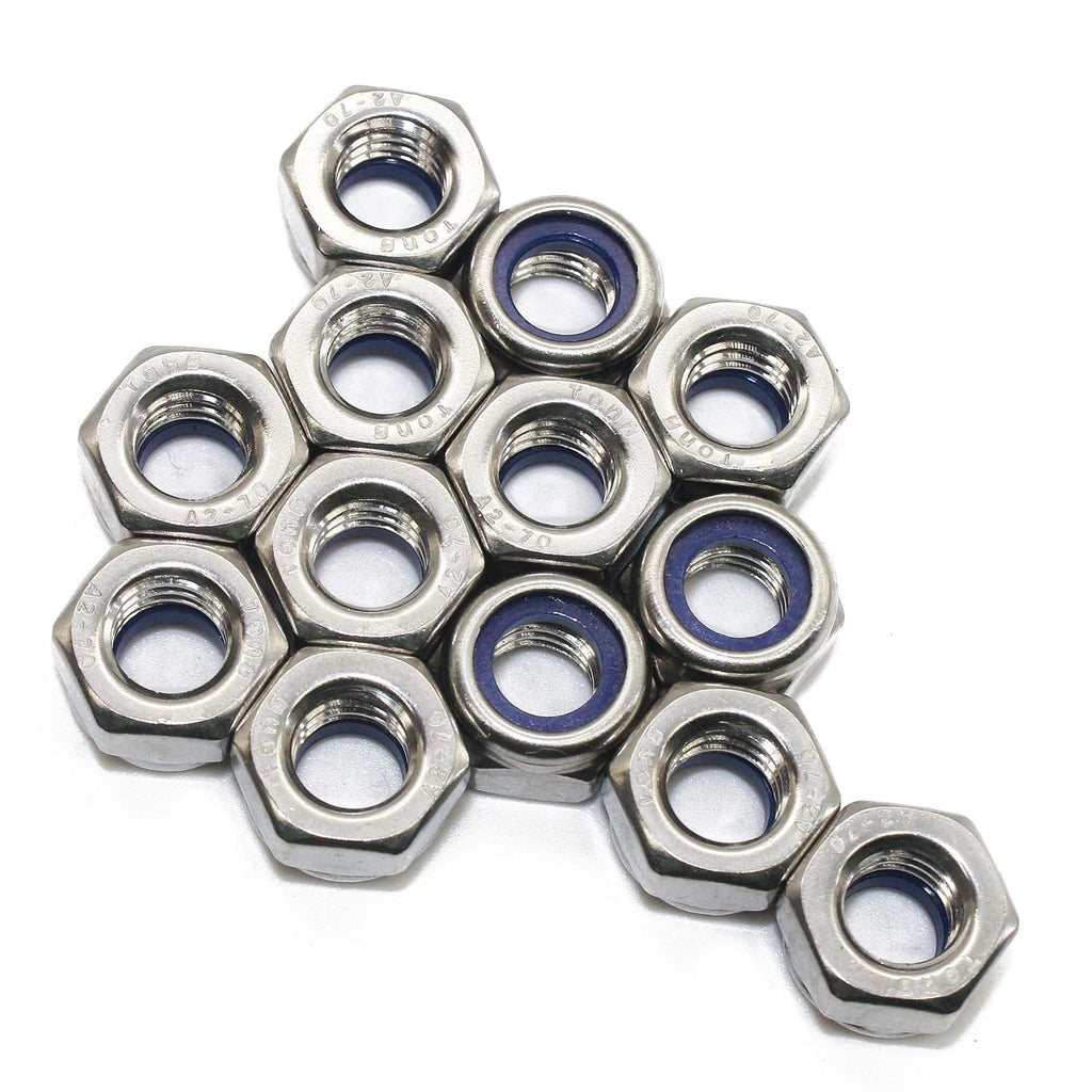 Fullerkreg M4 Self-Locking Nylon Insert Hex Lock Nuts