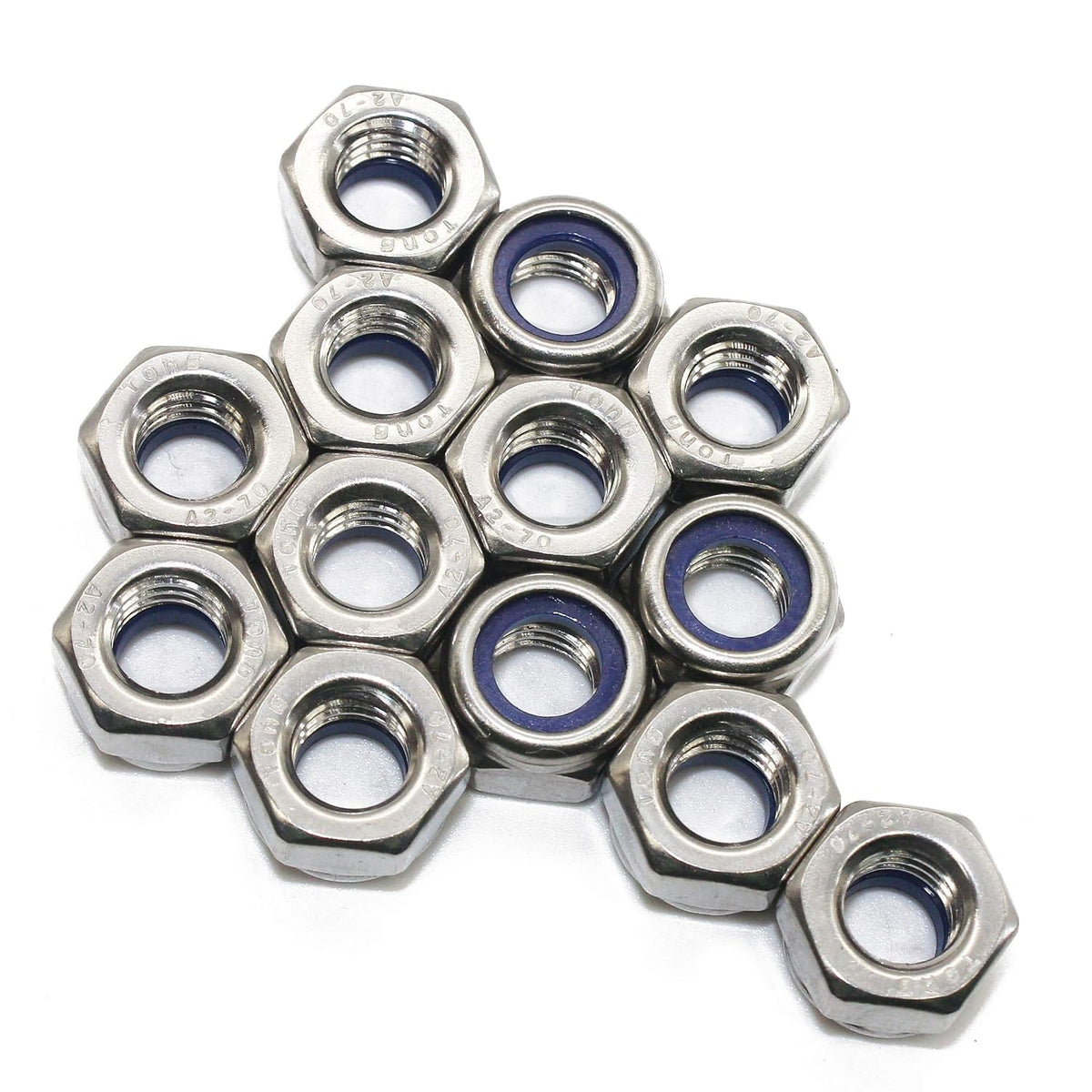 Fullerkreg M4 Self-Locking Nylon Insert Hex Lock Nuts