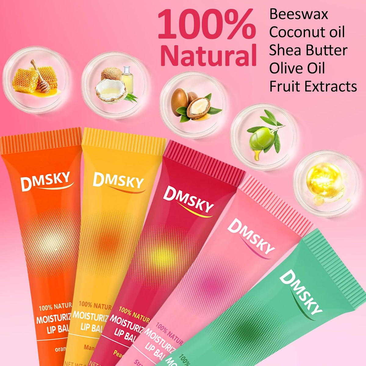 12 Pack Lip Gloss Bulk, Clear, Non-Sticky, 12 Flavors