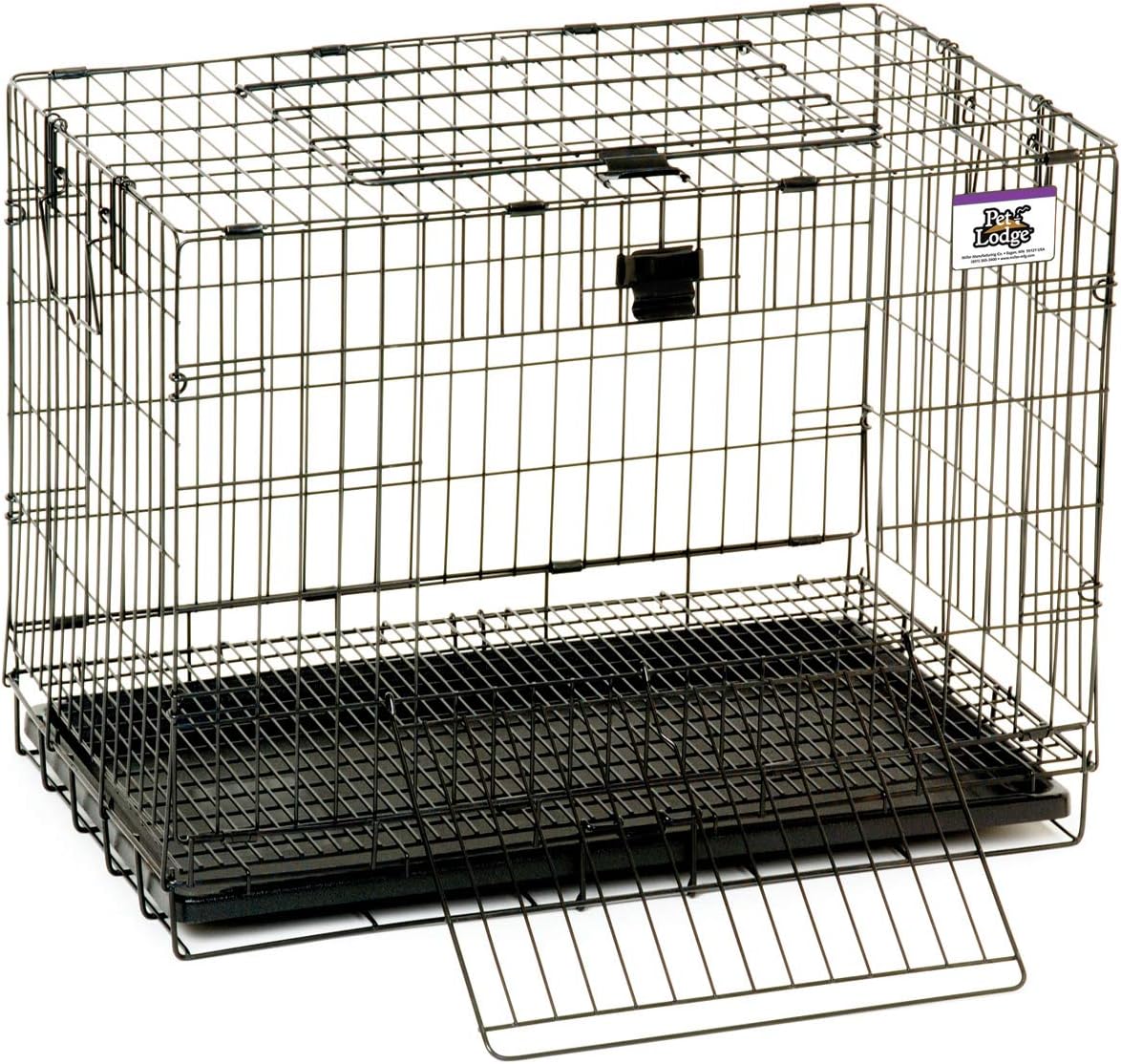 Pet Lodge Rabbit Cage | Portable Wire Pop-Up Cage | Pull Out Floors | Indoor Small Animal Cage | Small
