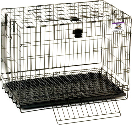 Pet Lodge Rabbit Cage | Portable Wire Pop-Up Cage | Pull Out Floors | Indoor Small Animal Cage | Small