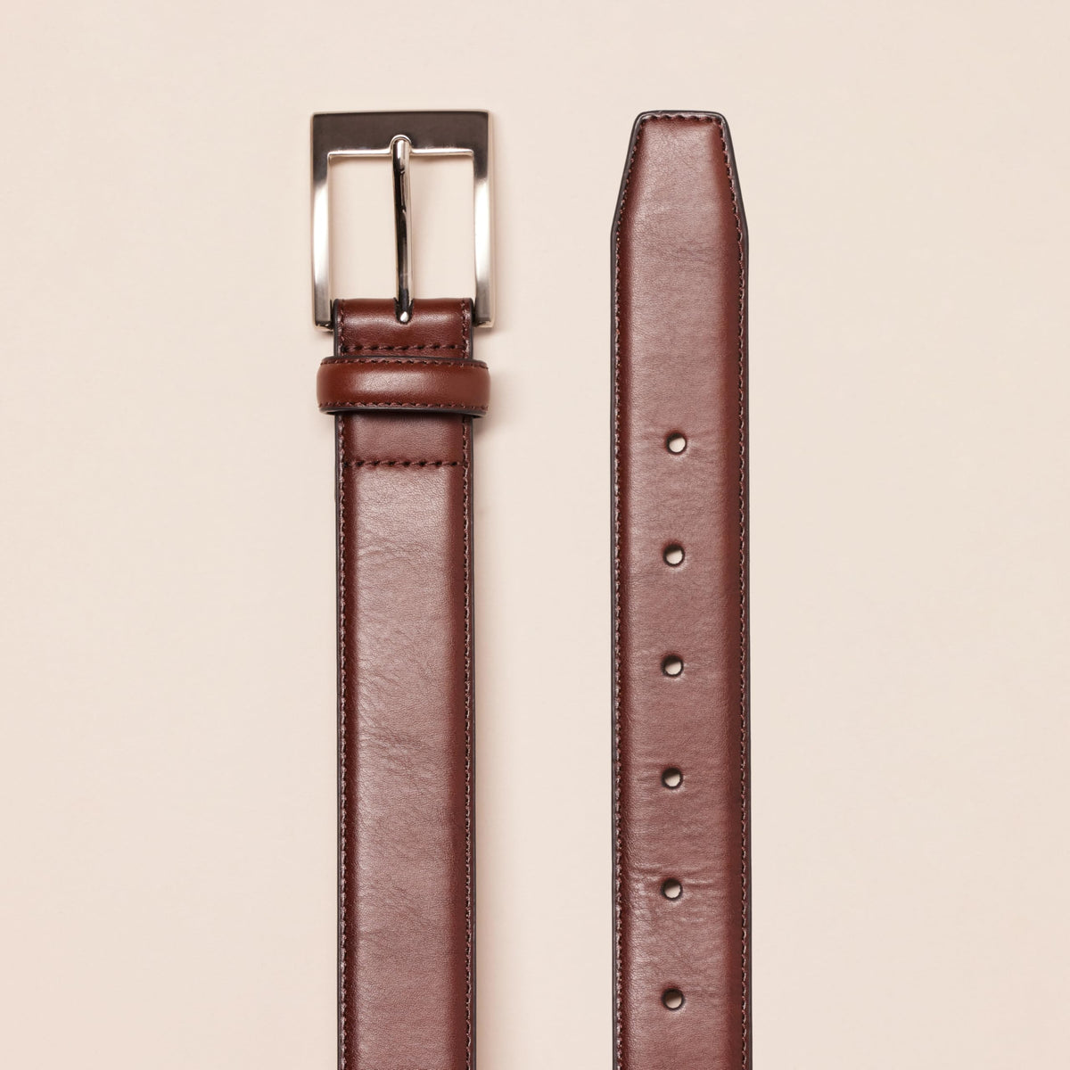 Amazon Essentials Men's Big-Tall Classic Dress Belt Accessory, -tan, 52