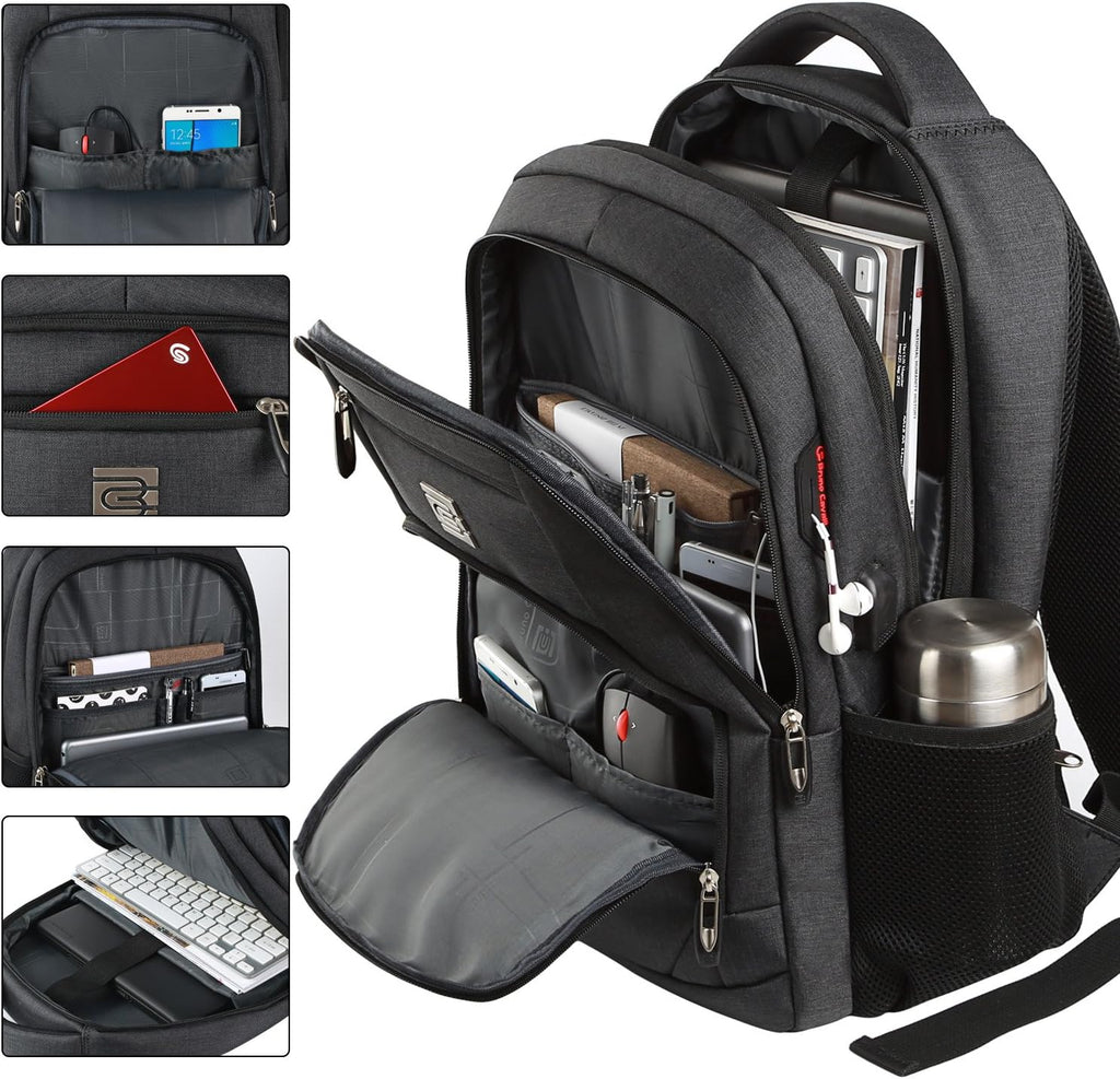 Laptop Backpack,Business Travel Anti Theft Slim Durable Laptops Backpack,Water Resistant College Computer Bag for