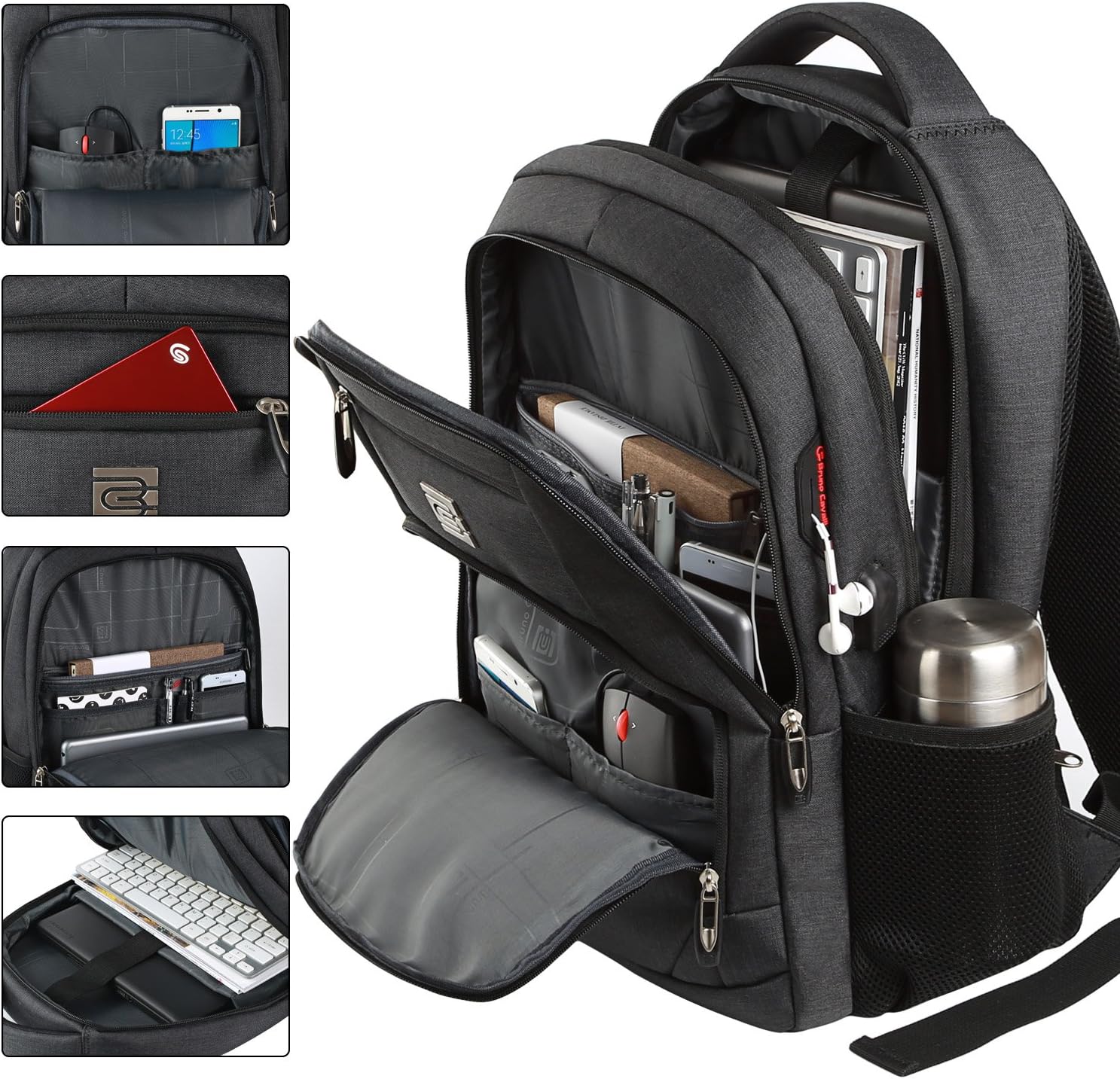 Laptop Backpack,Business Travel Anti Theft Slim Durable Laptops Backpack,Water Resistant College Computer Bag for