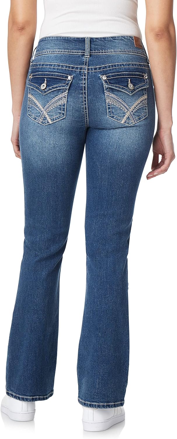 Women's Bling Bootcut Jeans, Luscious Curvy Fit