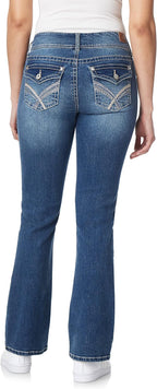 Women's Bling Bootcut Jeans, Luscious Curvy Fit