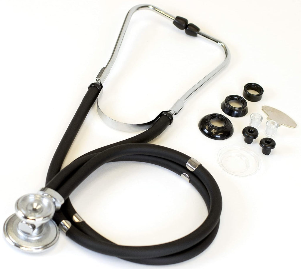 DS-9295-BK 30" Sprague Rappaport Style Stethoscope for Doctors, Nurses and Medical Students, First Aid Professional