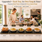 Warming Trays for Buffets Party Extra Large 51"x15", Warming Mat for Food