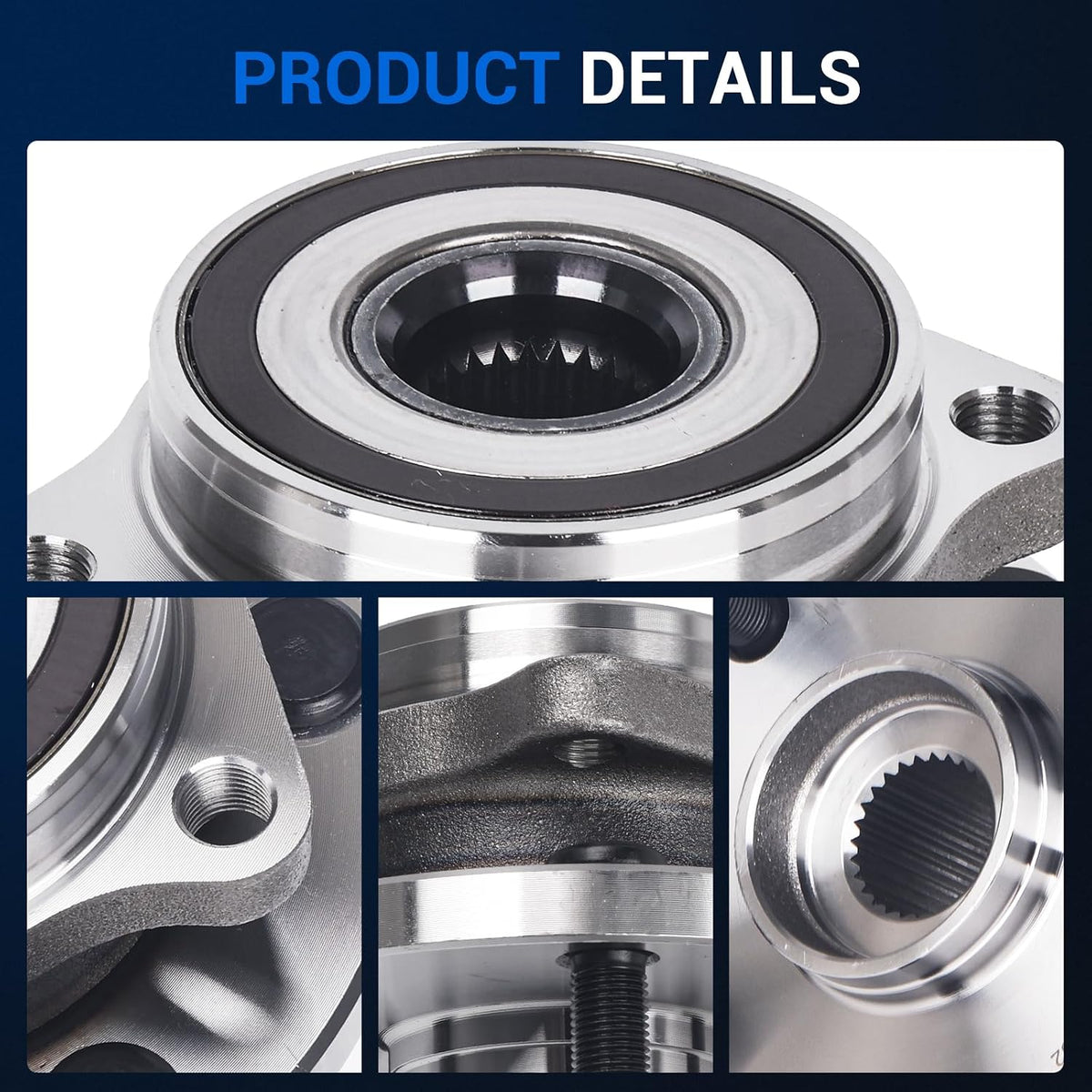 Autoround 513302 Front Wheel Hub Assembly Fit for Subaru Outback 2015-2020
