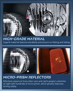 Nilight Headlight Assembly for 2001-2011 Ford Ranger