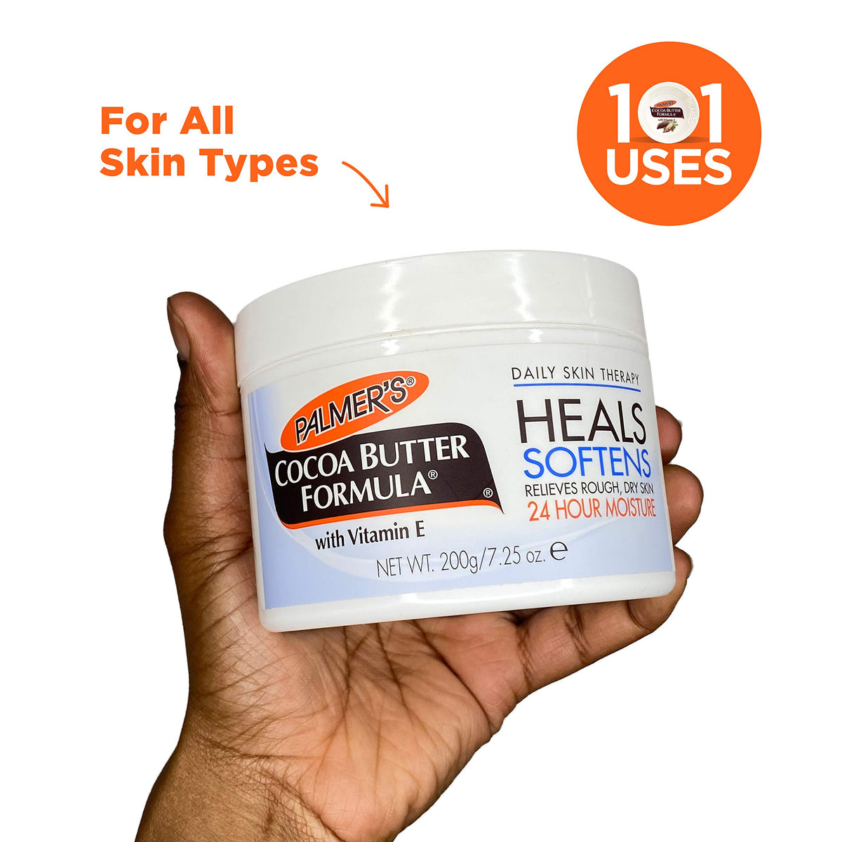 Solid Cocoa Butter Body Lotion with Vitamin E (7.25 Oz - 3 Pack)