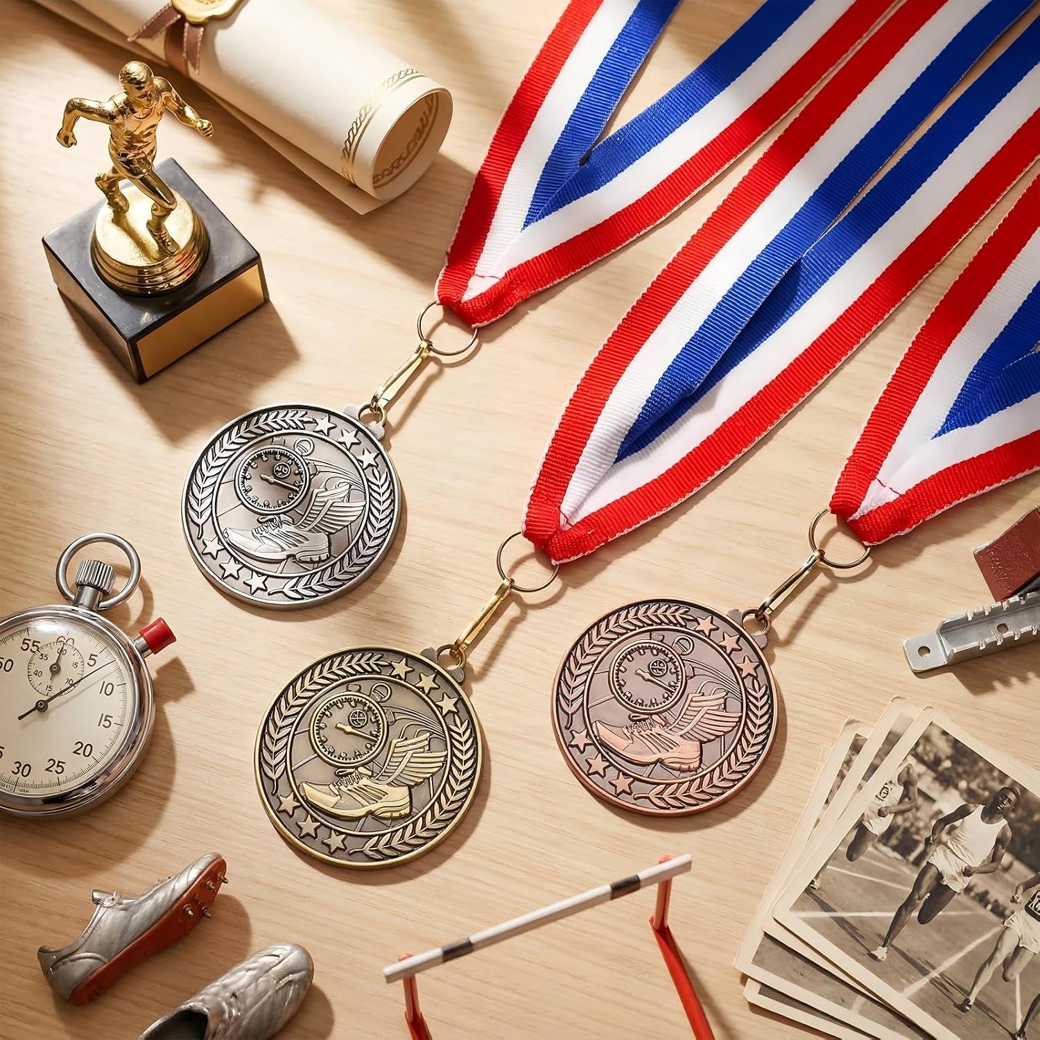 30/60/100 Pcs Track Award Medals