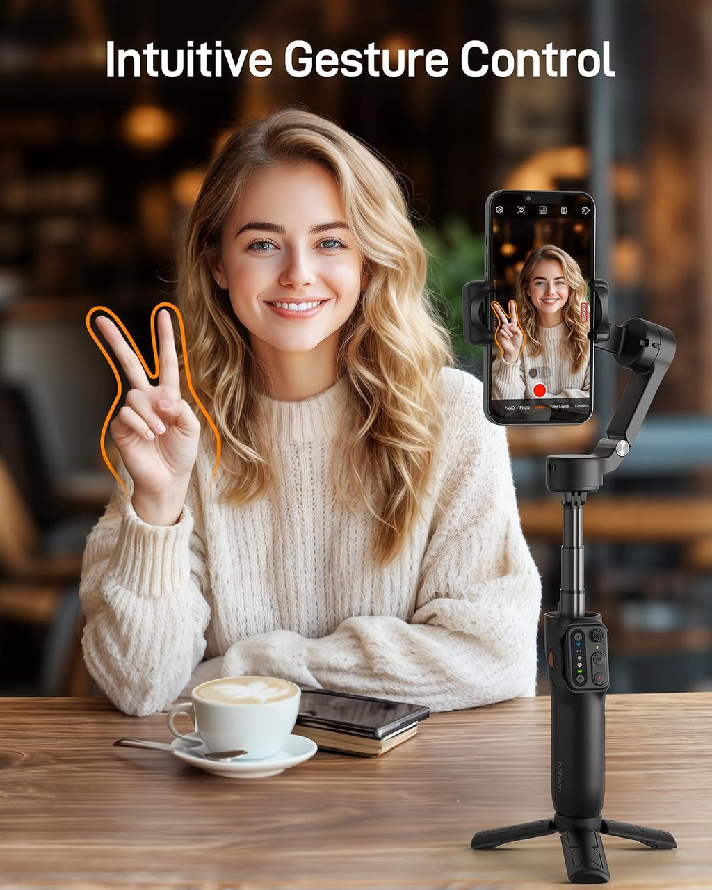 iSteady X3 SE Plus 3-Axis Gimbal Stabilizer for iPhone & Android | Detachable Remote, iSteady 8.0 Anti-Shake, 8"