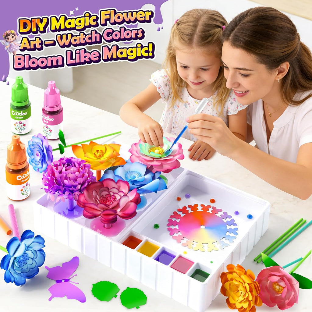 DIY Flower Craft Kits Magic Dyeing Florist Bouquet Maker Art Supplies Arts | Arts And Crafts Toy Kits for Boys and